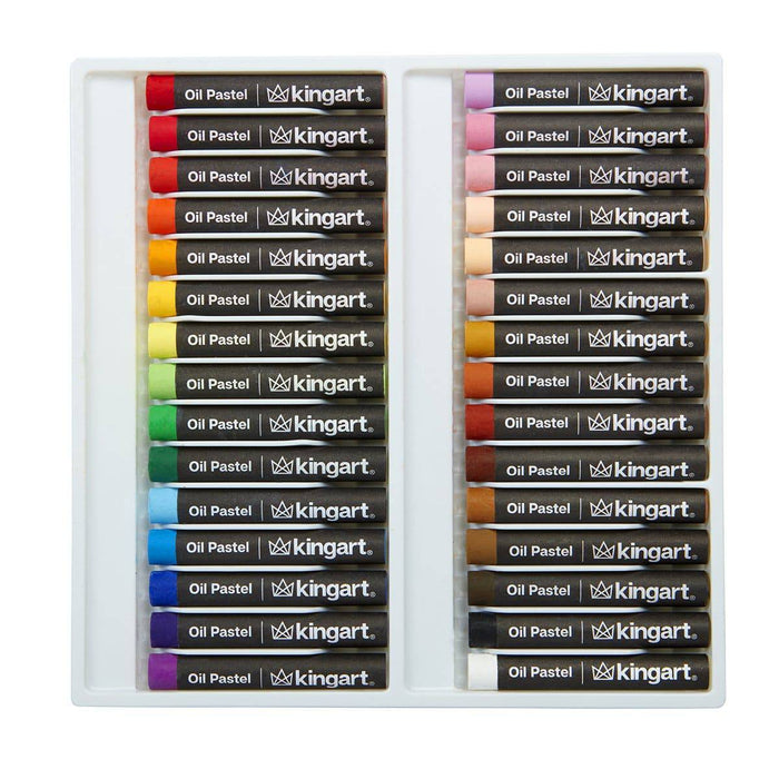 KINGART® Studio Oil Pastels, Set of 60 Vivid Colors - KINGART