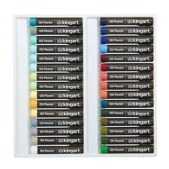 KINGART® Studio Oil Pastels, Set of 60 Vivid Colors - KINGART