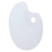 KINGART® Studio Oval Shaped Non-Stick Clear Plexi-Palette - 9.5" X 13.75" - KINGART