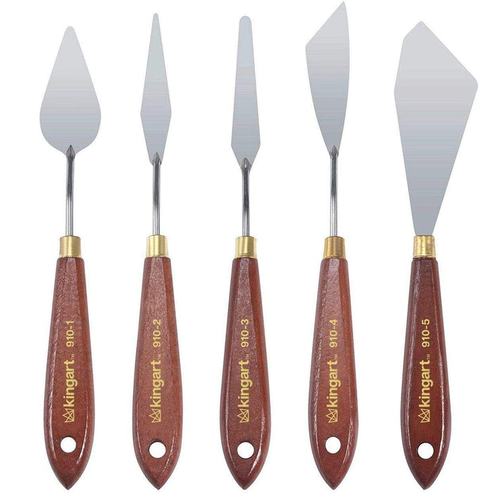 KINGART® Studio Stainless Steel Painting Knife Collection - KINGART