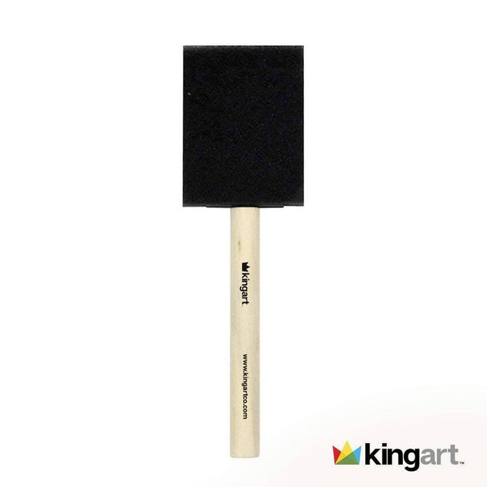 KINGART® Foam Brush Value Pack, Size 2”, 20 Brushes - KINGART