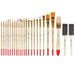 KINGART® Value Brush Set 25-Pack - KINGART