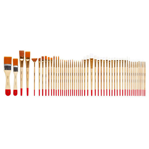 KINGART® Value Pack Brushes, Set of 50 - KINGART