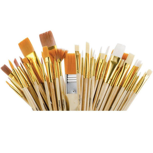 KINGART® Value Pack Brushes, Set of 50 - KINGART